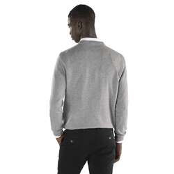 Basic sweater, grey, size xxl
