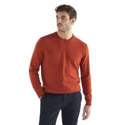 Basic sweater, orange, size xxl