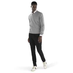 Basic sweater, grey, size 4xl