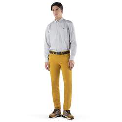 Basic trousers, orange, size 48