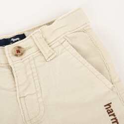 Baby cord trousers with slanted pockets, ecrÃ¹, size 18m