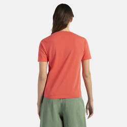 Machine-knit cotton t-shirt, Light red, size XXS
