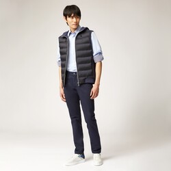 Check shirt with contrasting inserts
