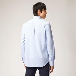 Check shirt with contrasting inserts