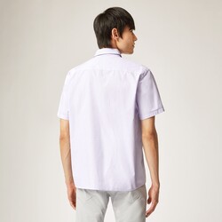 Short-sleeved organic cotton shirt