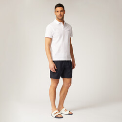 Cotton polo shirt, White, size S
