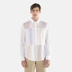 Shirt with contrasting patch , White, size S