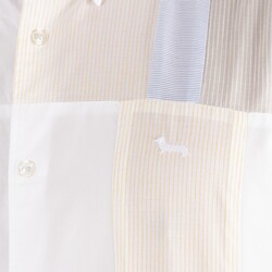 Shirt with contrasting patch , White, size S