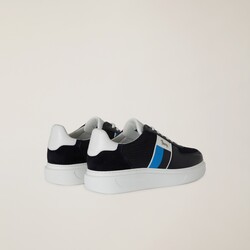 Tennis sneakers with side band, Blue, size 39