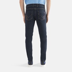 Five-pocket jeans with custom detailing