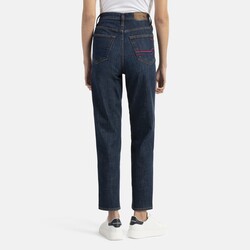 Sporting club five-pocket denim trousers, Red, size 36