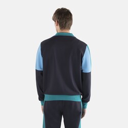 Full-zip athleisure sweatshirt