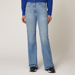 Vintage resort five-pocket denim trousers , Blue denim, size 36