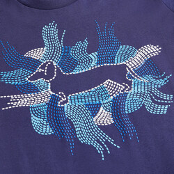 Organic cotton jersey t-shirt with print, Light blue, size 4Y