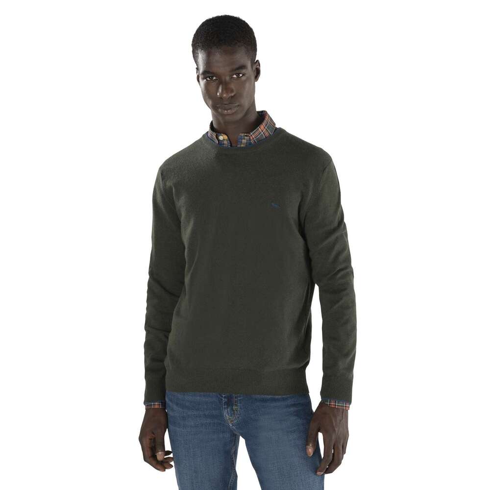 Basic sweater, green, size xl