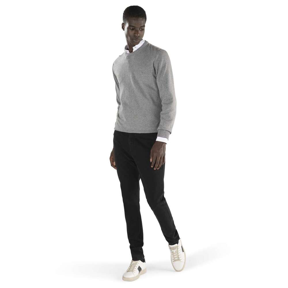 Basic sweater, grey, size m