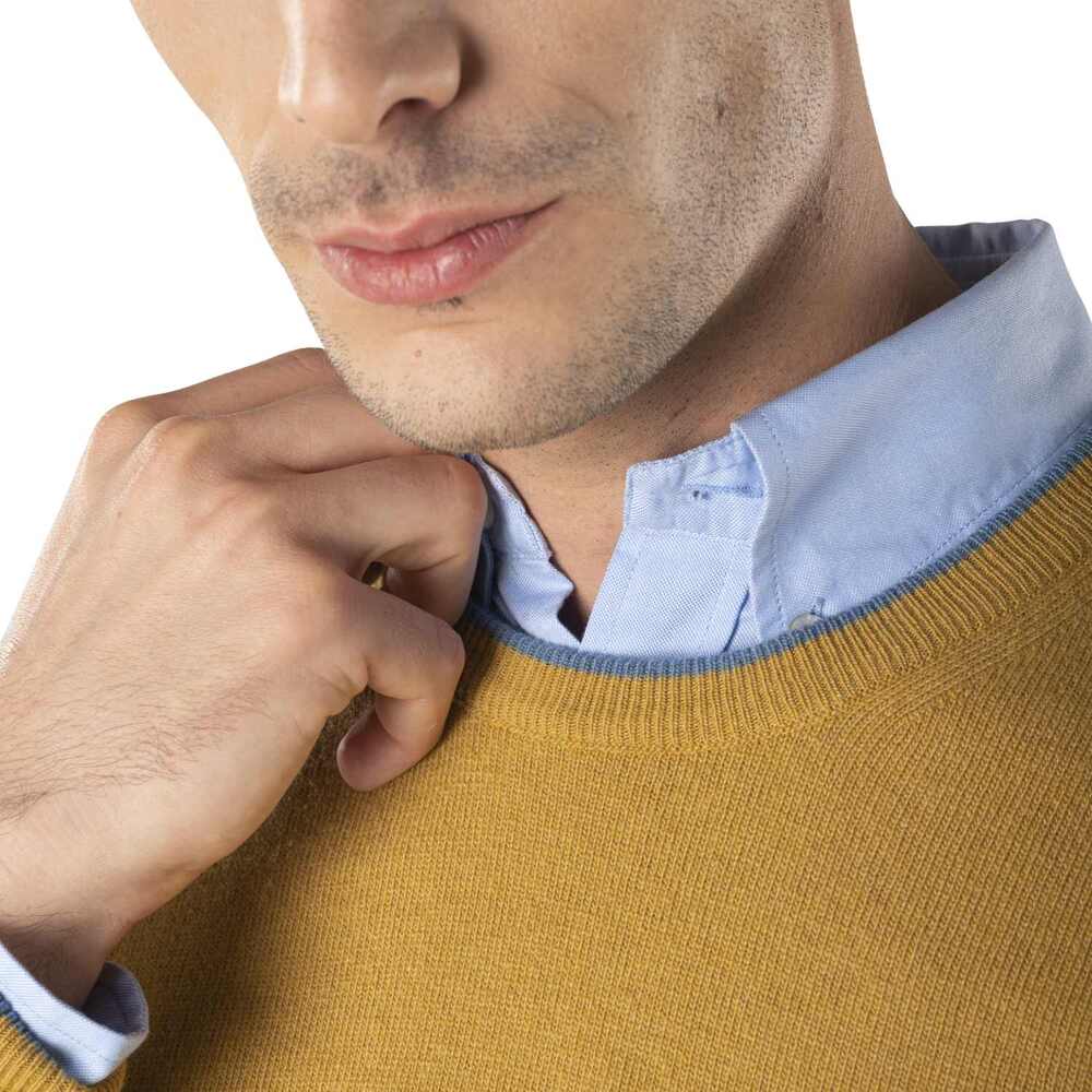 Basic sweater, yellow, size s
