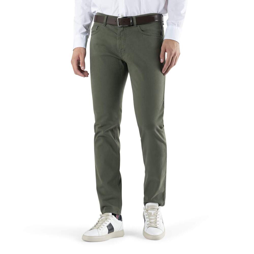 Basic trousers, green, size 46