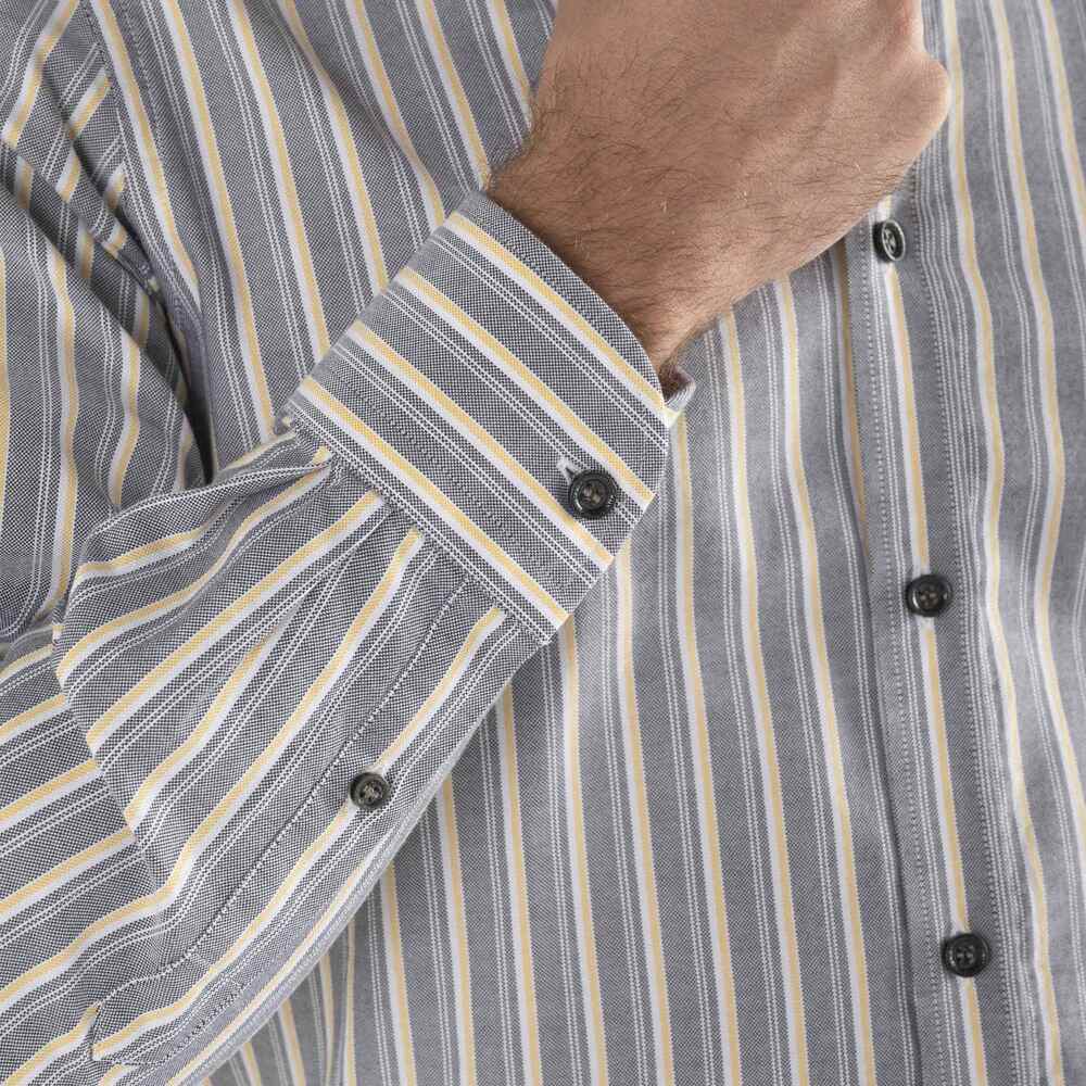 Button-down oxford shirt, yellow, size xxl