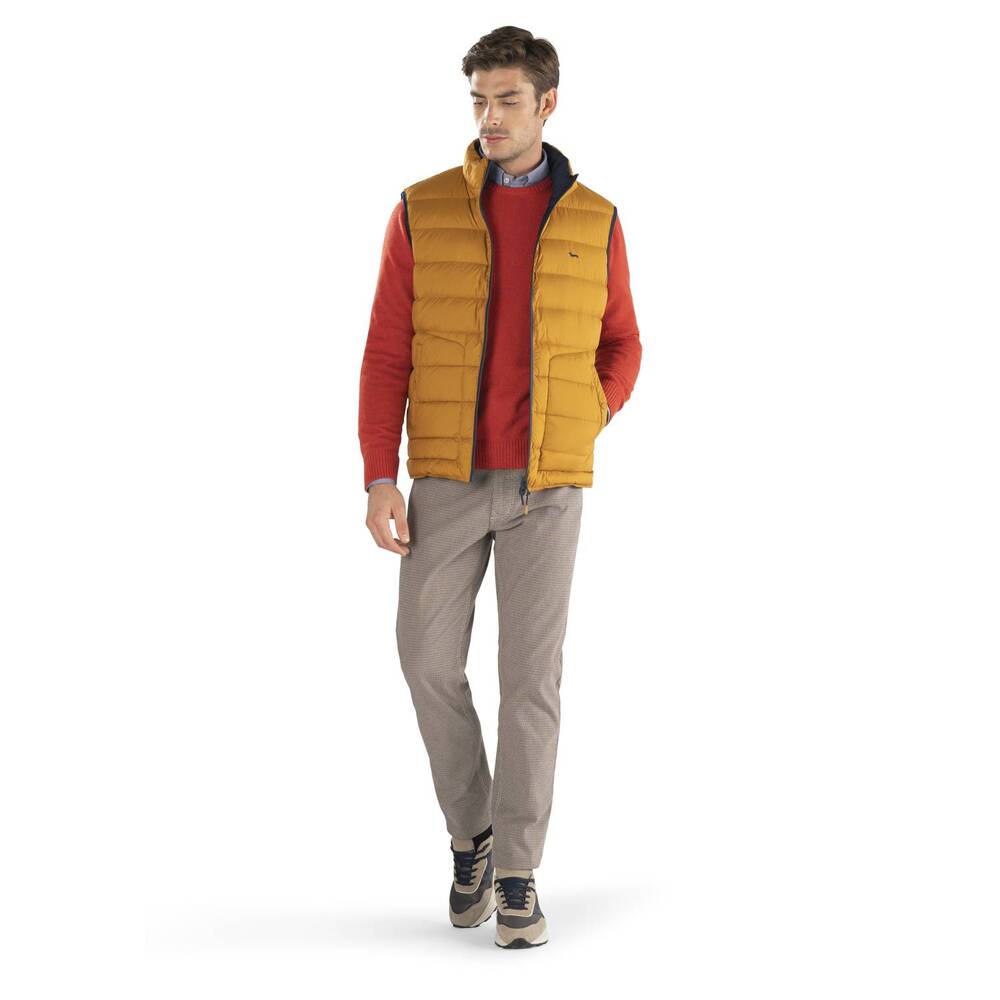 Basic eco-cashmere sweater, orange, size 3xl
