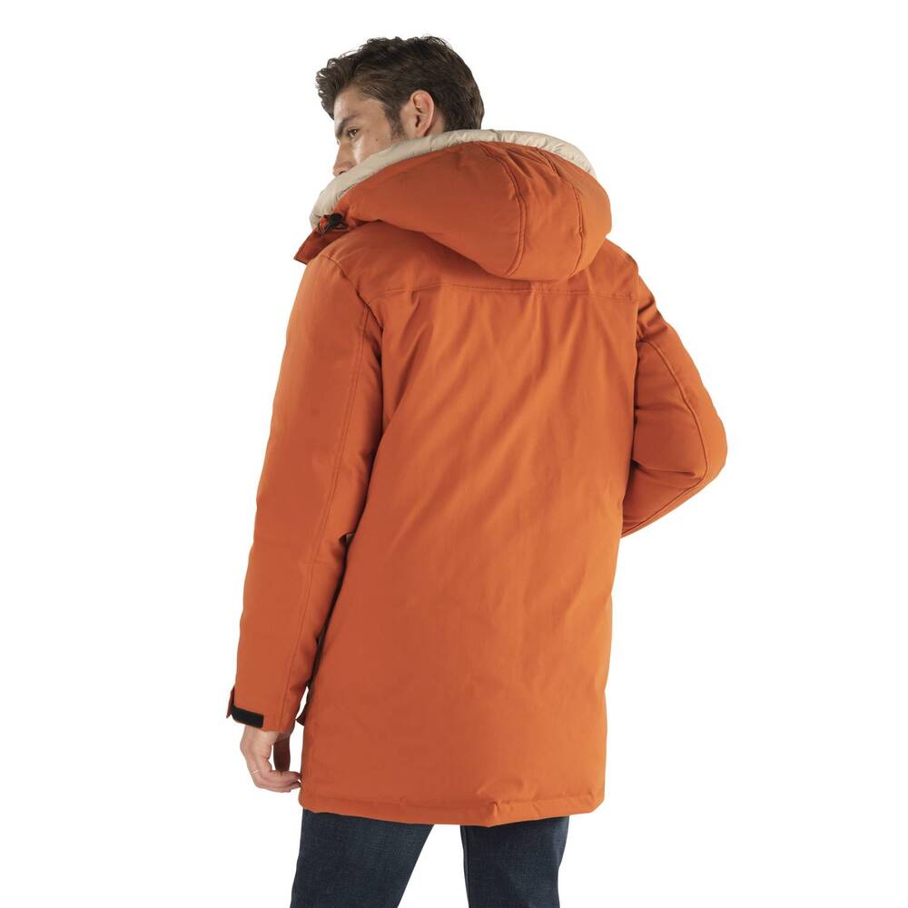 Arctic jacket with pockets, orange, size m