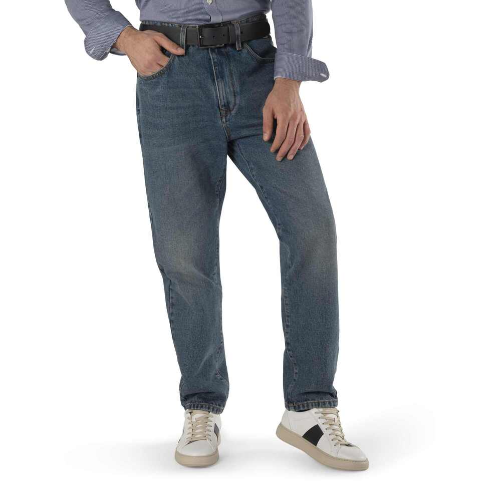 Basic jeans, blue, size 38