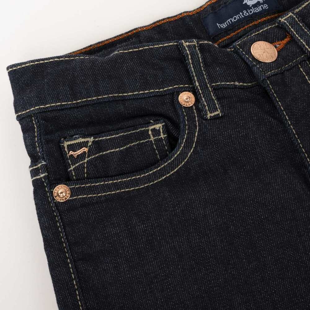 5-pocket denim jeans, blue, size 12y