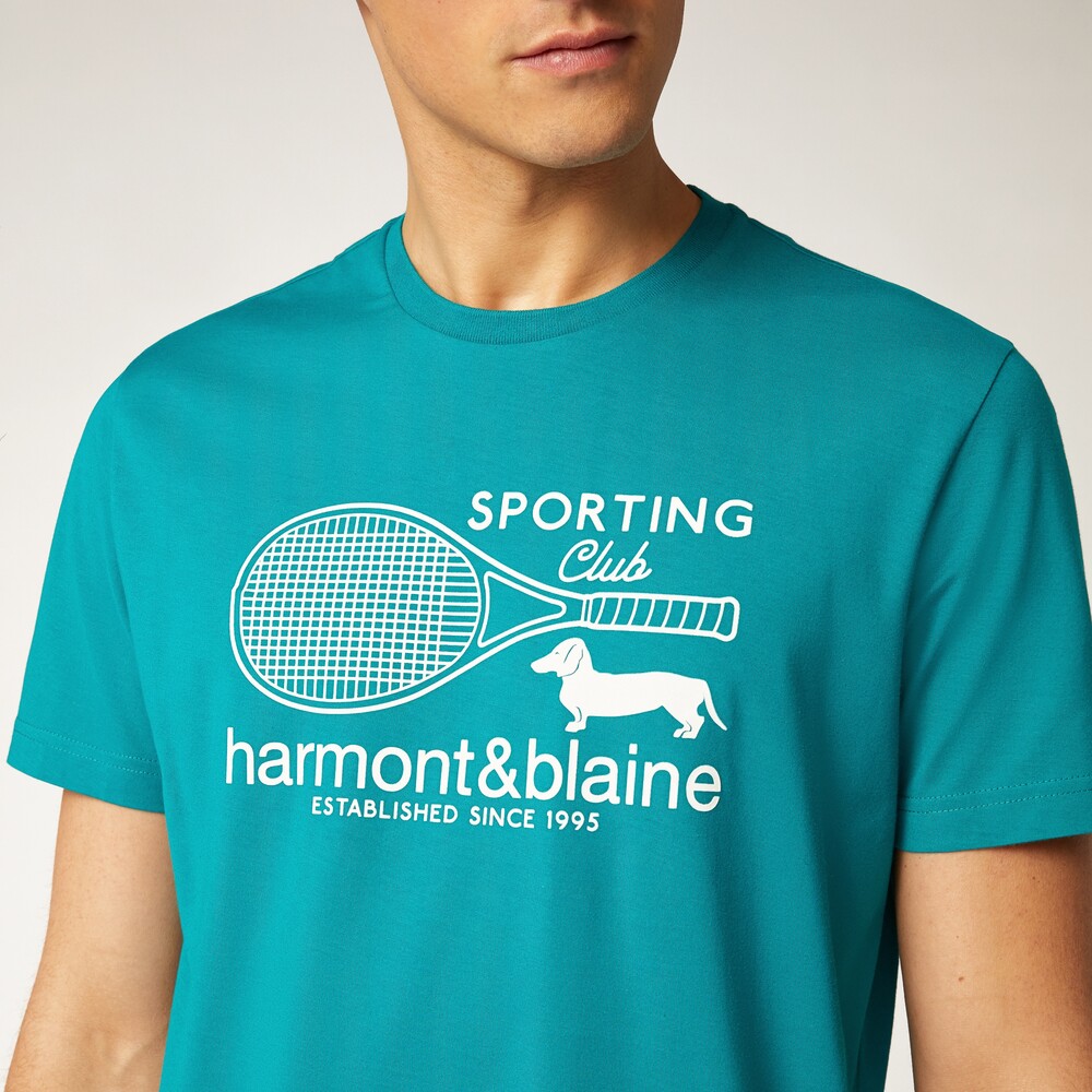 Athleisure cotton T-shirt