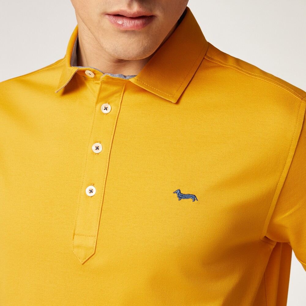 Kiezen werkzaamheid Vluchtig Regular-fit polo shirt, Gold, size 5XL, 543771027 | Harmont & Blaine