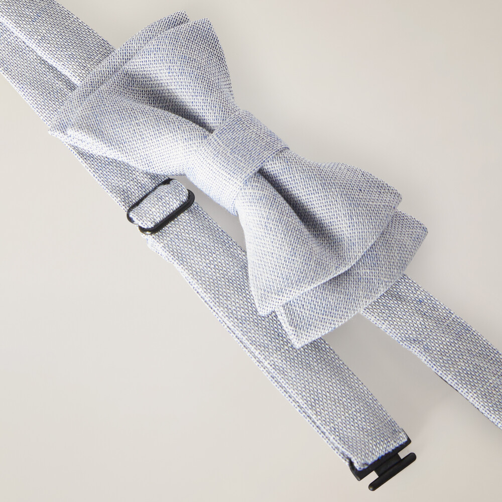 Linen blend bow tie, Capri, size UNI