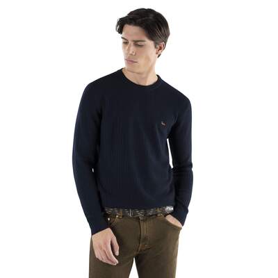 Harmont & Blaine - Sweater with 3d mesh detail