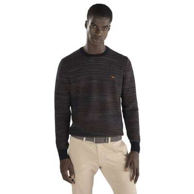 Harmont & Blaine - Multicoloured sweater with 3d stitch
