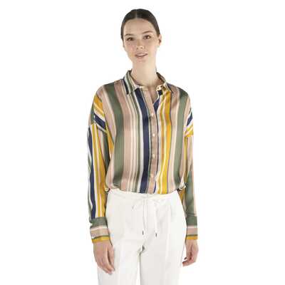Harmont & Blaine - Striped shirt with dropped shoulders