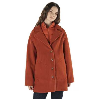 Harmont & Blaine - Pea coat with removable padded part