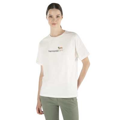 Harmont & Blaine - T-shirt with stripes and logo