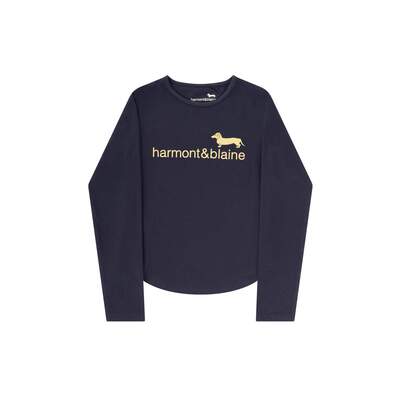 Harmont & Blaine - Jersey t-shirt with mirror-effect print