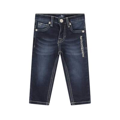 Harmont & Blaine - 5-pocket denim jeans with terry-stitch embroidery