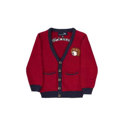 Harmont & Blaine - Cardigan with terry-stitch embroidery