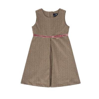 Harmont & Blaine - Stretch pinafore dress with houndstooth pattern