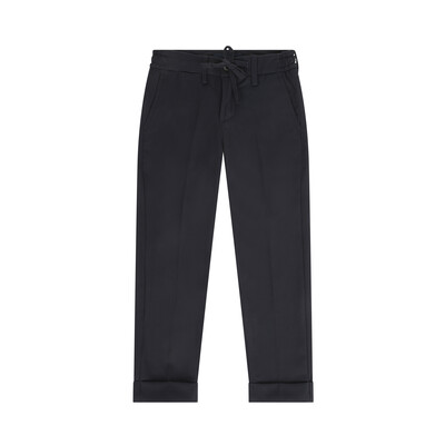 Harmont & Blaine - Trousers with slanted pockets and waist drawstring