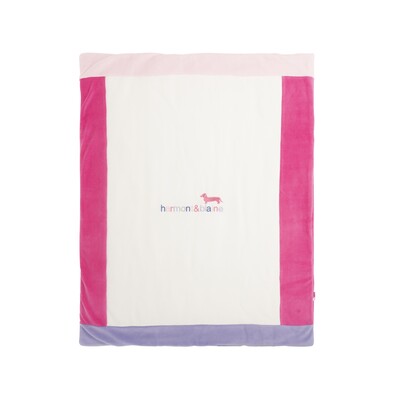Harmont & Blaine - Chenille blanket with embroidered logo