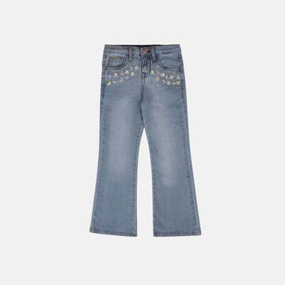 Harmont & Blaine - 5-pocket jeans with stone appliquÃ© detail
