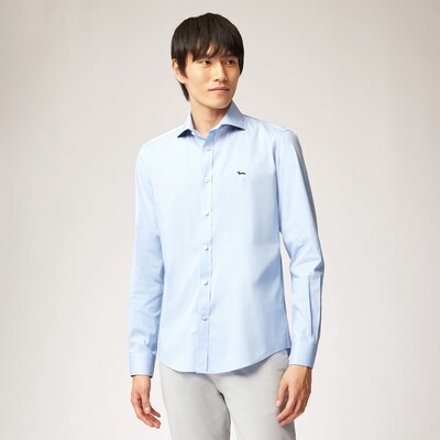 Harmont & Blaine - Dual-fabric shirt with contrasting inner details