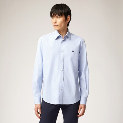 Harmont & Blaine - Check shirt with contrasting inserts