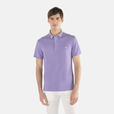 Harmont & Blaine - Cotton Vietri polo shirt with ribbed collar