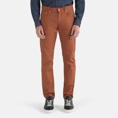 Harmont & Blaine - Five-pocket trousers with dachshund embroidery
