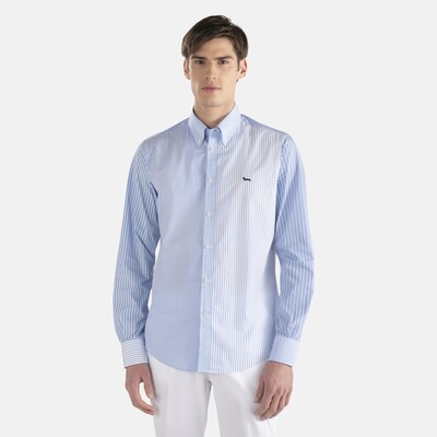 Harmont & Blaine - Eight-fabric poplin shirt