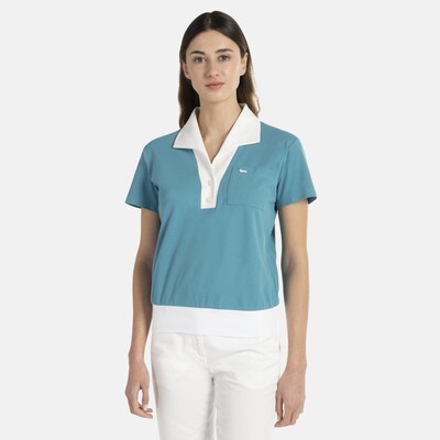 Harmont & Blaine - Vintage cotton polo shirt with breast pocket