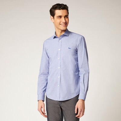 Harmont & Blaine - Cotton shirt with contrasting inner details