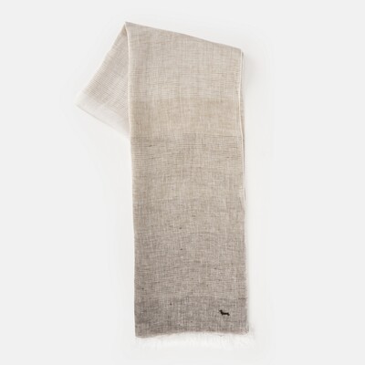 Harmont & Blaine - Dégradé effect linen scarf